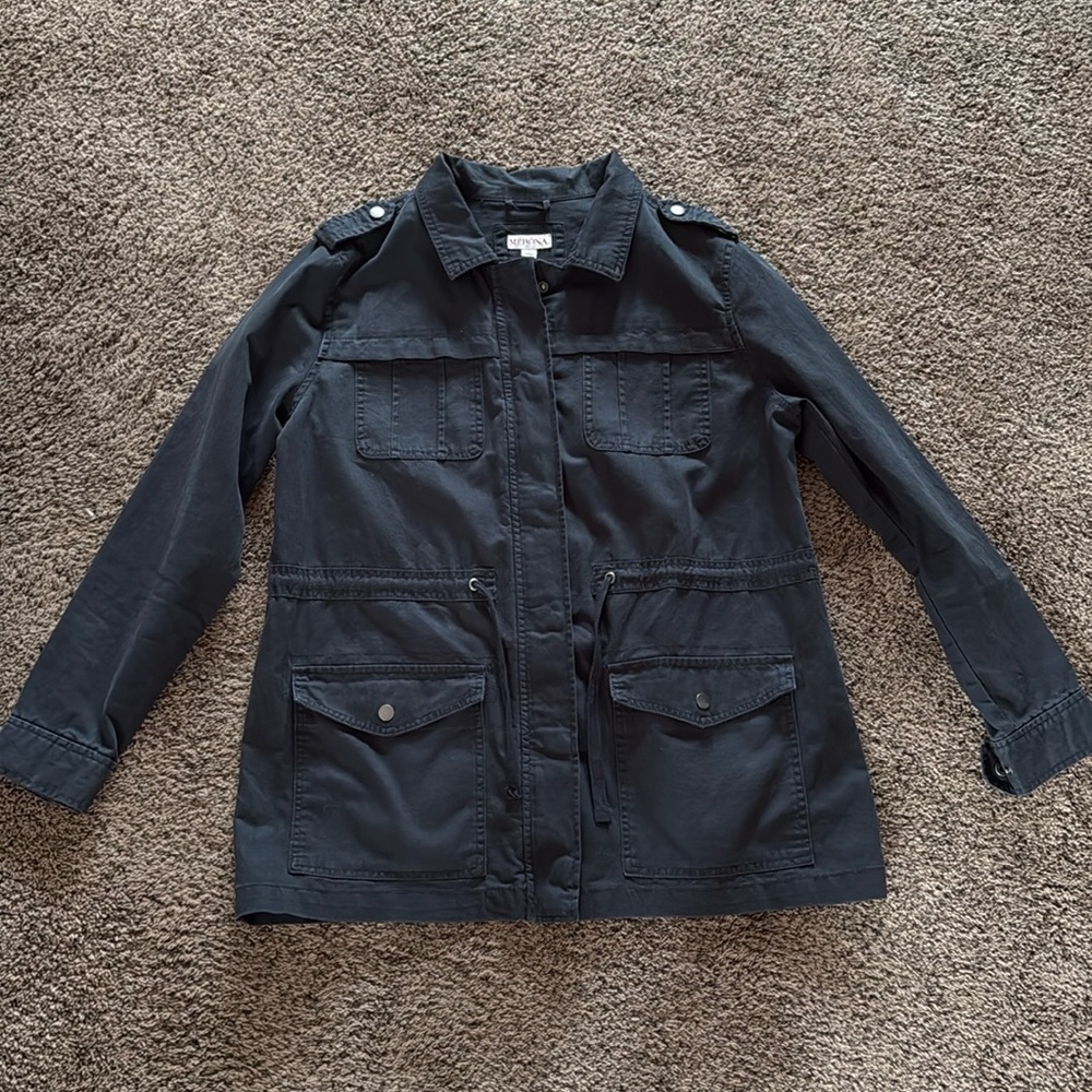 Zip Front Utility Jacket - Picture 3 of 10